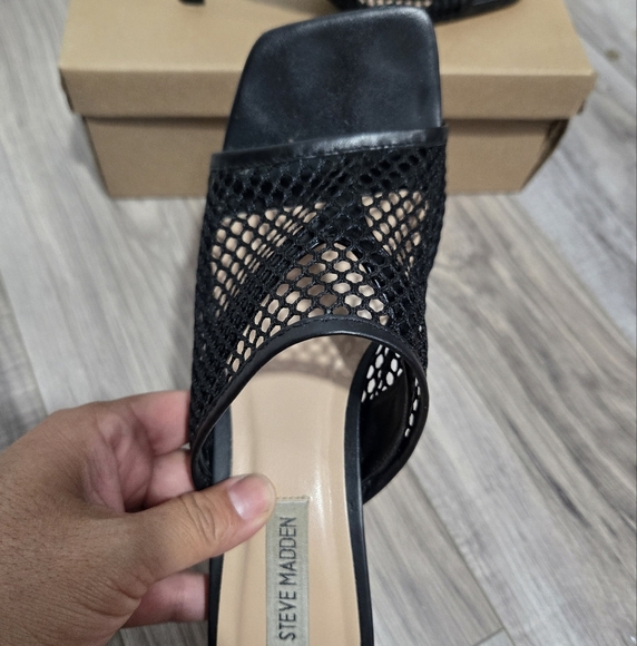 Steve Madden Women's View Mesh Slide Sandals Sz 9.5 In Box - Picture 5 of 12